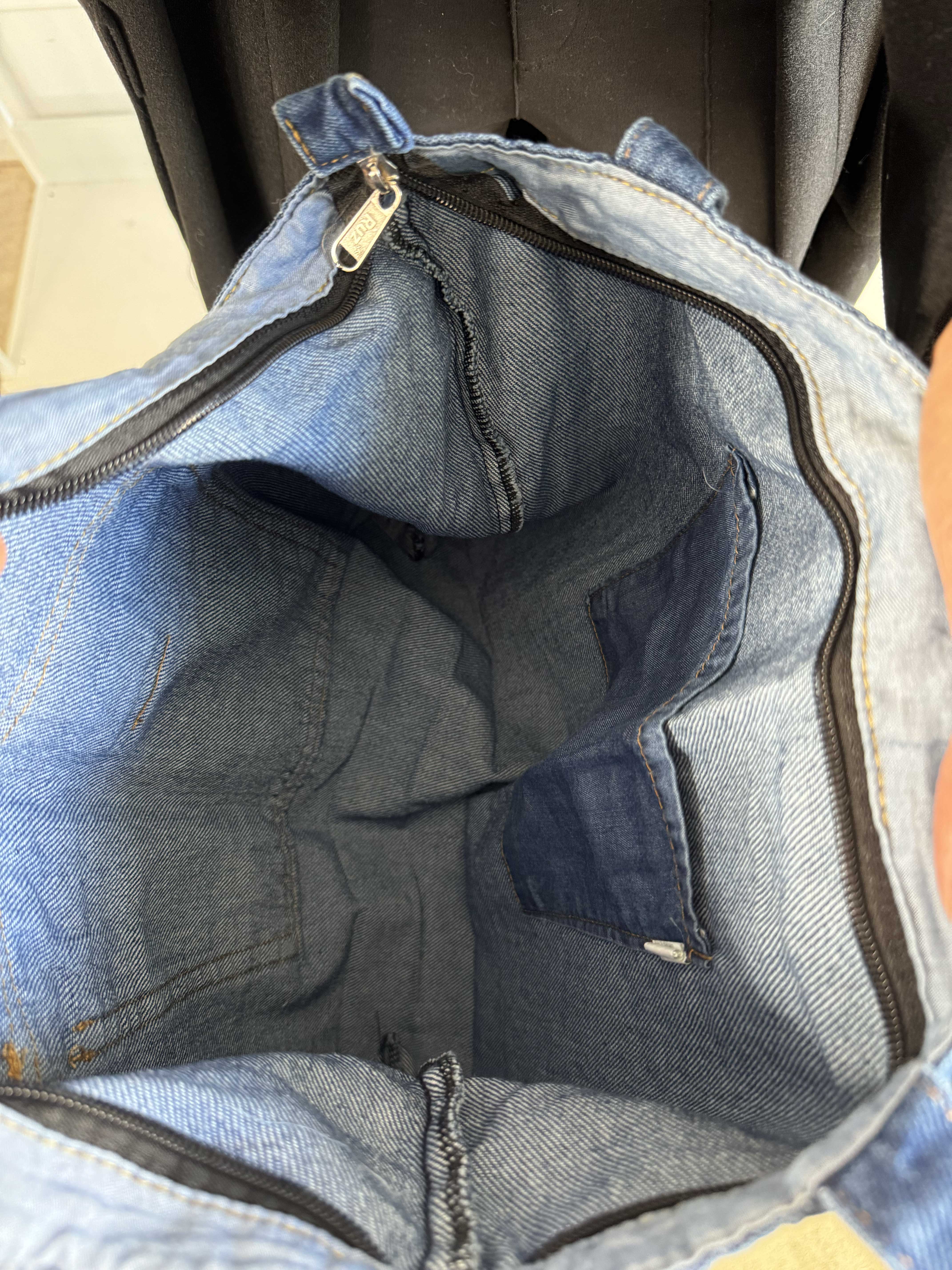 Betti - Denimväska med stor ficka